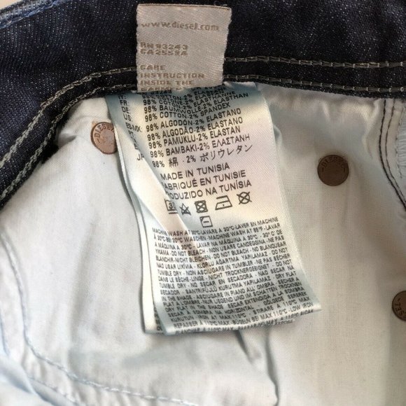 Diesel Safado 0839F Jeans W26 L30 - Picture 3 of 13